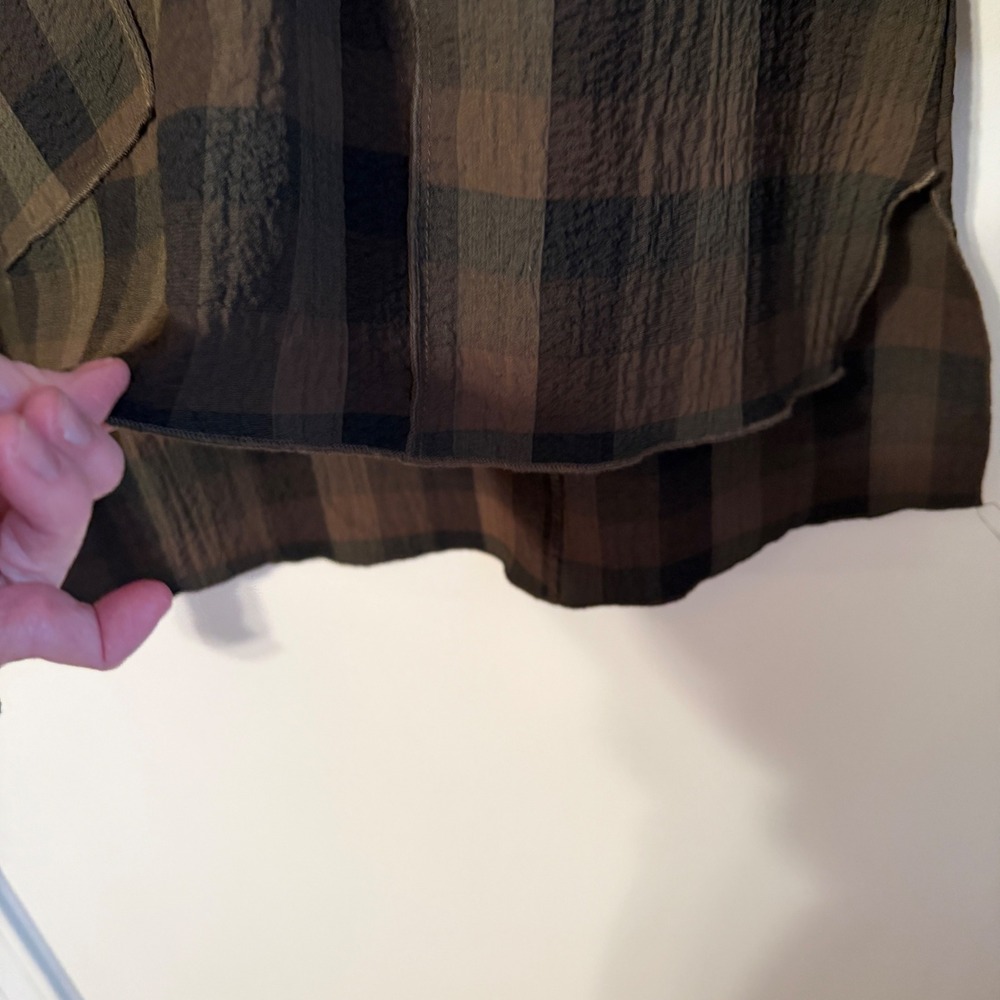 Vintage Habitat Java Brown Pullover Tunic Small O… - image 6